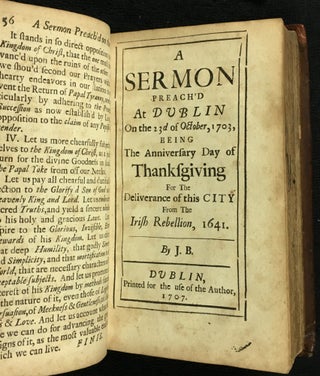 Sermons Preach'd on Various Subjects [Vol I title] and Sermons Preach'd on Several Subjects [Voll II title].
