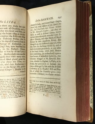 The Life of the Reverend Dr. John Barwick, D.D. Sometime fellow of St. John’s College in Cambridge; And immediately after the Restoration successively Dean of Durham, and St.Paul’s. Written in Latin by his brother, Dr. Peter Barwick.... Translated into English by the Editor of the Latin Life. With some notes to illustrate the History, and a brief Account of the Author. To which is added, an Appendix of Letters from King Charles I. in his Confinement, and King Charles II and the Earl of Clarendon in their Exile. And other Papers relating to the History of that Time. Published from the Originals in St. John’s College Library.