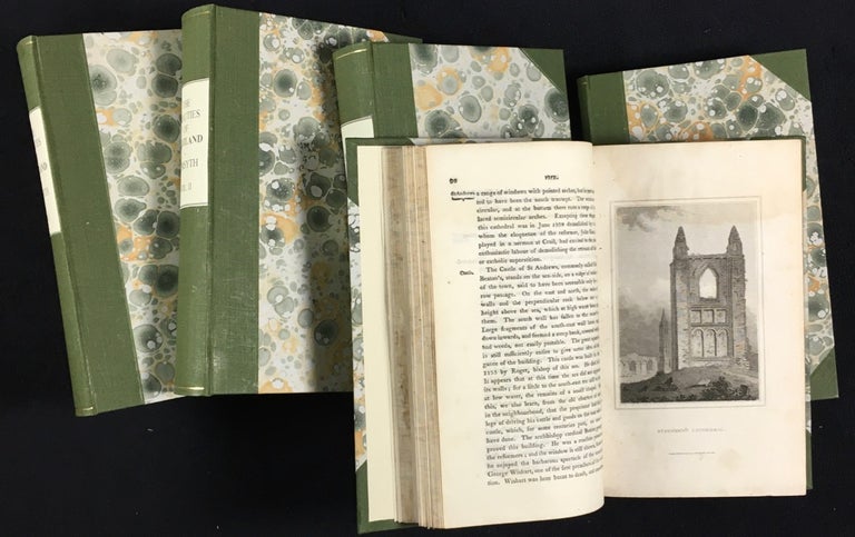 Item #18050080 The Beauties of Scotland. [Complete in 5 volumes] Containing a clear and full account of the Agriculture, Commerce, Mines, and Manufactures; of the Population, Cities, Towns, Villages, &c. of each county. Robert Forsyth.