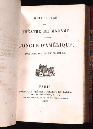 Repertoire du Theatre de Madame. 12 vols.