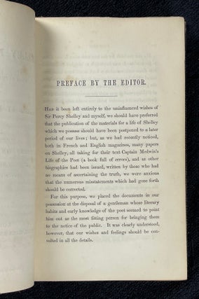 Shelley Memorials: from authentic sources. To which is added An Essay on Christianity by Percy Bysshe Shelley: now first printed.