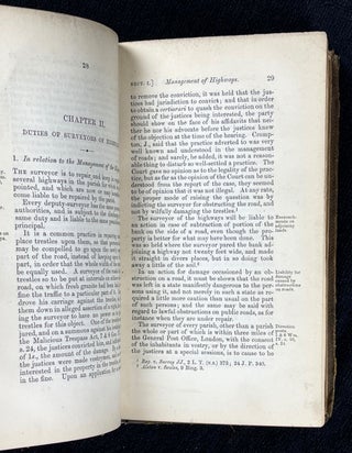 A Treatise on the Law of Highways. Comprising the Statute Law and the Decisions of the Courts on the Subject of Highways, Public Bridges & Public Footpaths practically arranged: Including the Law of Highways in Districts under Local Government Boards, the South Wales Highway Act, 1860, and an Appendix of Statutes.