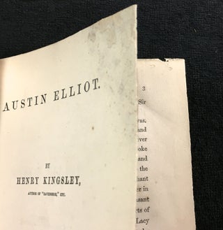 Austin Elliot. In Two Volumes.