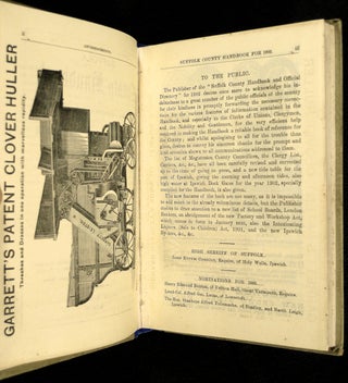 Suffolk County Handbook and Official Directory for 1902, with which are incorporated Knights's County Handbook and Glyde's Suffolk Almanack.