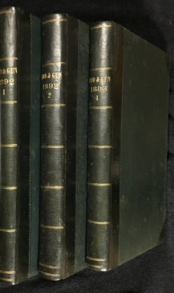 Item #18928090 The Rod & Gun, and Country House Chronicle. Bound in 3 vols: 1892: 1; 1892: 2....