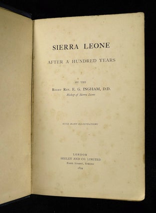 Sierra Leone After a Hundred Years.