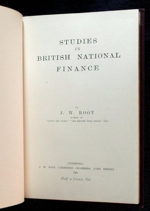 Studies in British National Finance.