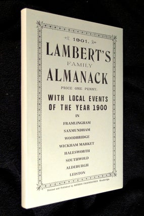 Item #19015070 Lambert's Family Almanack 1901: with local events of the year 1900, in...