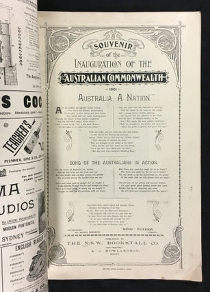 Souvenir of the Inauguration of the Australian Commonwealth.