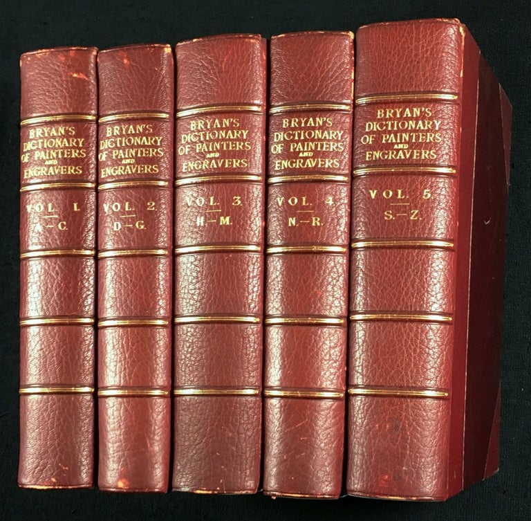 Item #19139090 Bryan`s Dictionary of Painters and Engravers. [Complete in 5 vols.]. revised and Michael Bryan, George C. Williamson.