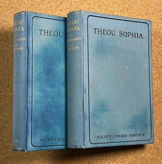 Item #19181090 Theou Sophia: Vol I: Foundations; Vol II: Re-generation. Elucidating the Science...