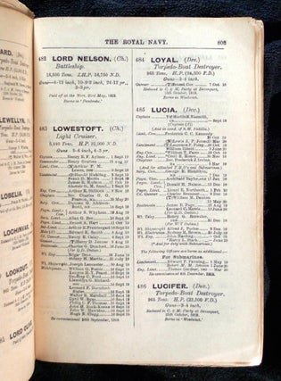 The Navy List for July 1920 (corrected to June 1920). Containing Lists of Ships, Establishments, and Officers of the Fleet.