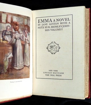 Emma. [Complete in two volumes] [being Vols VII & VIII of the Collected Works of Jane Austen].