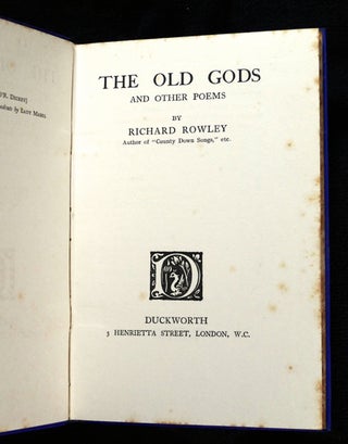 The Old Gods and other poems.