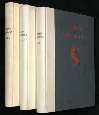 Item #19278050 Domus Caetana: Storia Documentata della Famiglia Caetani. Vols. I:i & I:ii Medio...