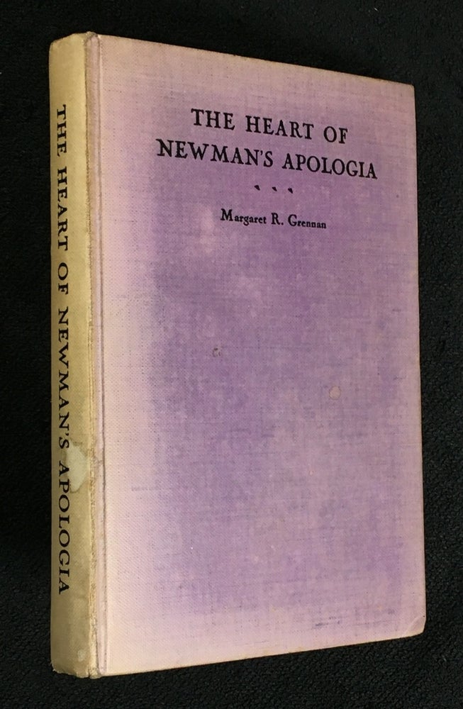 Item #19350031 The Heart of Newman's Apologia. Margaret R. Grennan, Joseph J. Reilly.