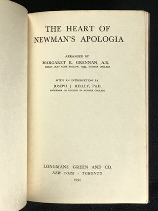 The Heart of Newman's Apologia.