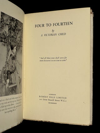 Four to Fourteen. [The diary of Alethea, a Victorian Child].