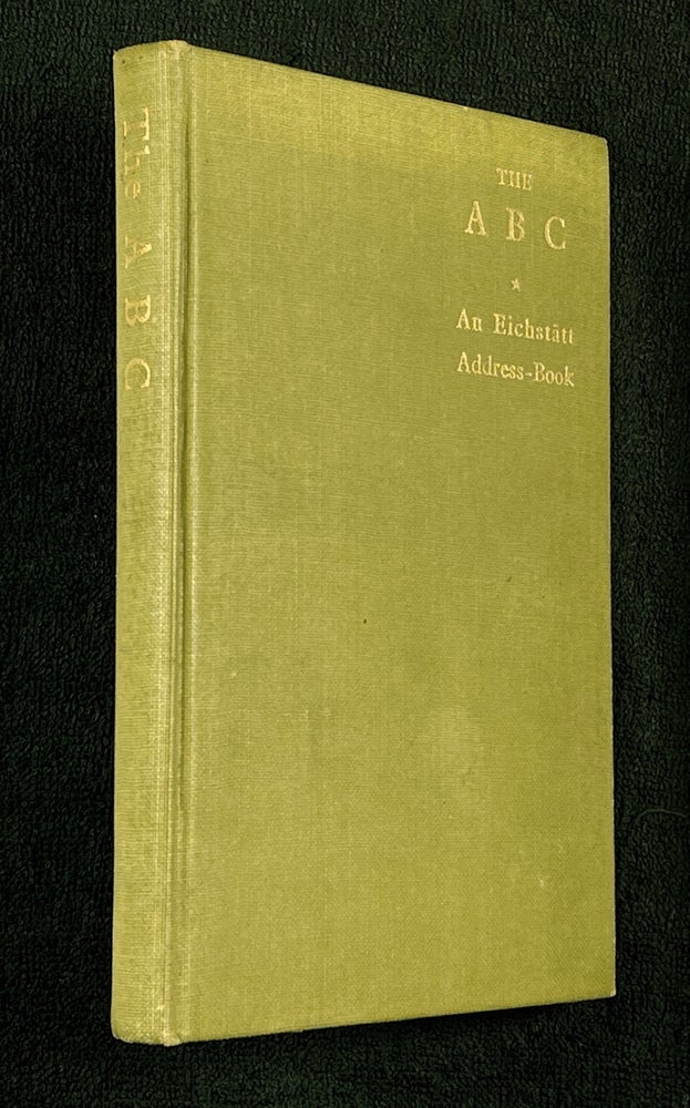Item #19492110 The A.B.C: An Address Book of Prisoners of War at Oflag VI B, Eichstatt, Germany. [Cover title: The A.B.C: An Eichstatt Address-Book]. C D. Yarrow.