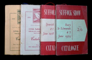 Item #19522061 Suffolk Show: Catalogues / Programme books for the 1952, 1953, 1958 and 1959...
