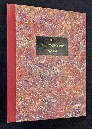 Item #19801050 The Forty-Second Psalm: with a wood engraving by Rachel Reckitt. Composed and...