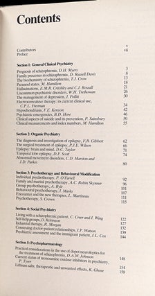 Practical Psychiatry Volume I [aka 1]. (A 'British Journal of Hospital Medicine' book.)