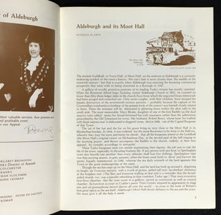 Aldeburgh Moot Hall Weekend. In aid of the Moot Hall Appeal. 2-4 January 1987.