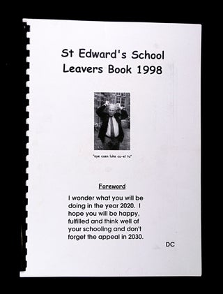 Item #19983030 St Edward's School Leavers Book 1998. [St Edward's School, Oxford
