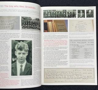 Young Britten: schoolboy, composer.