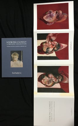 Looking Closely: A Private Collection. Evening Auction in London 10 February 2011. [Includes the Francis Bacon Triptych wraparound.]